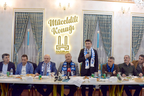 B.B.Erzurumspor’da moral yemeği