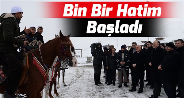 Vali Azizoğlu: “Bin Bir Hatimlerin akan gözyaşını dindirmesini diliyorum”