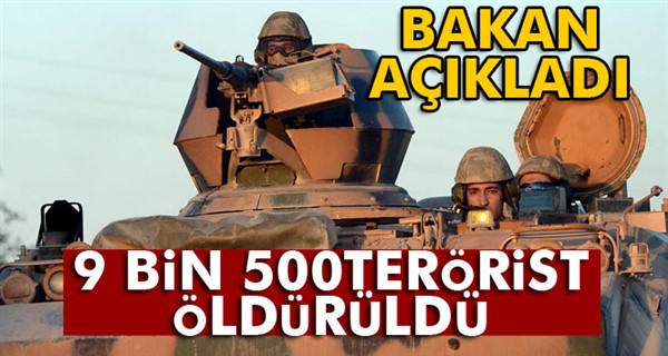 Bakan Işık: '9 bin 500’ün üzerinde terörist öldürüldü'