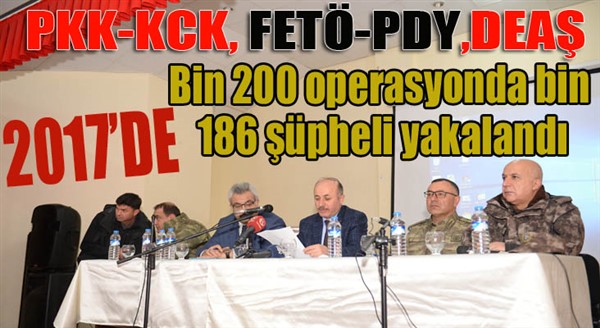 Erzurum Valisi Azizoğlu 2017 yılı terör operasyonlarını değerlendirdi