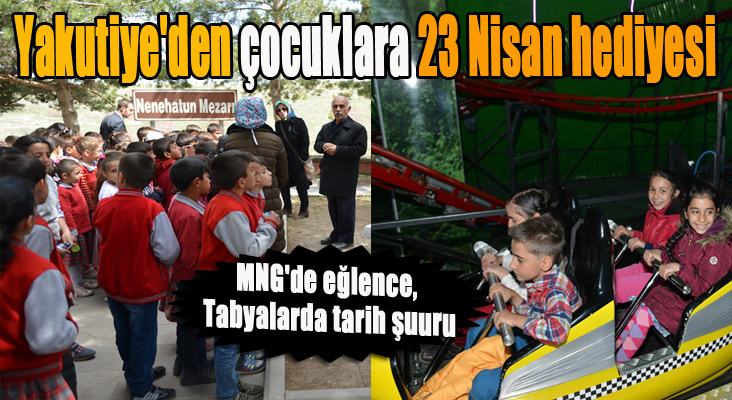 Yakutiye'den çocuklara 23 Nisan hediyesi