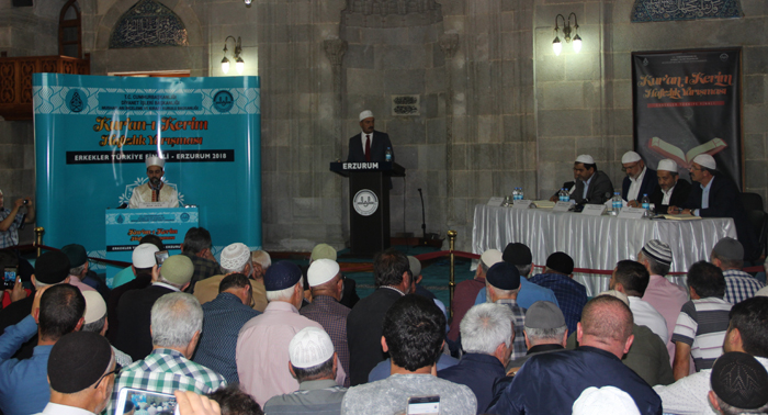 Hafızlık Erkekler Türkiye finali kazananı Erzurum oldu
