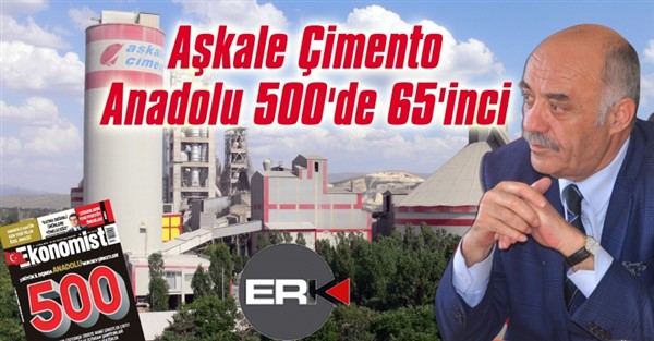 Aşkale Çimento Anadolu 500'de 65'inci