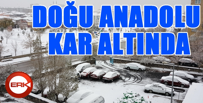 Doğu Anadolu kar altında