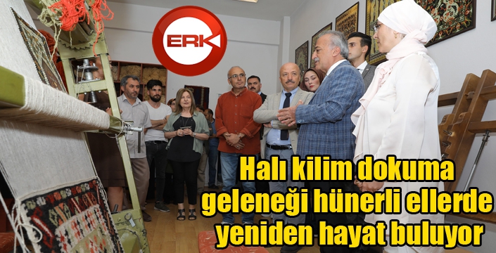 Halı kilim dokuma geleneği hünerli ellerde yeniden hayat buluyor