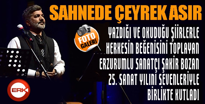 ADAVAPURU ŞAKİR 25. SANAT YILINI KUTLADI