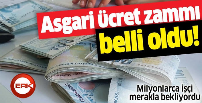 Son dakika haberi... Asgari ücret belli oldu! İşte 2020 asgari ücret rakamı...