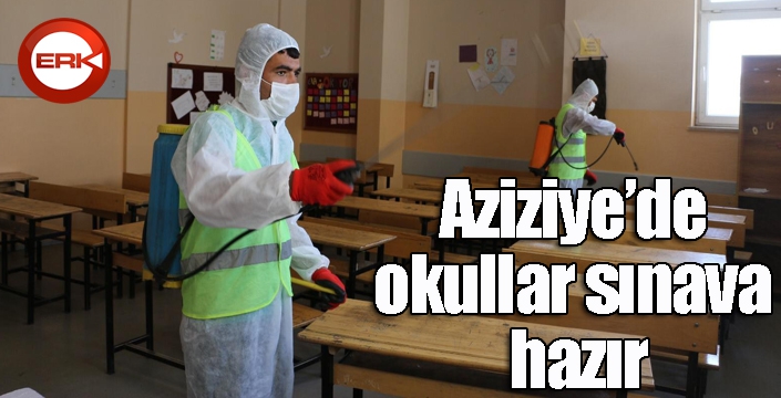 Aziziye’de okullar sınava hazır