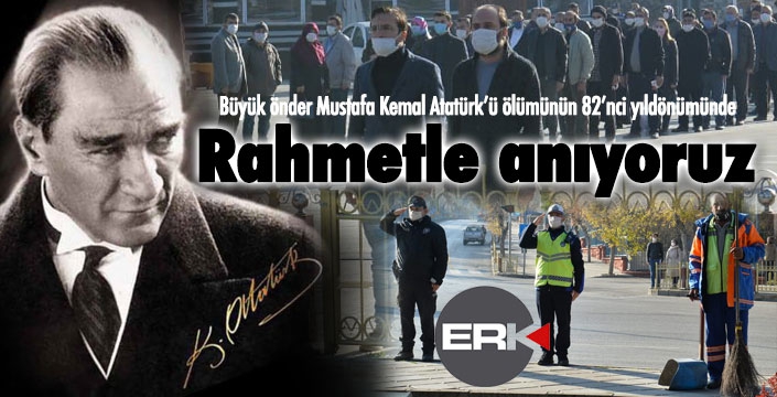 Gazi Mustafa Kemal Atatürk ölümünün 82. yıl dönümünde Erzurum’da anıldı