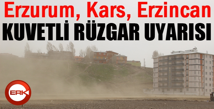 Meteorolojiden kuvvetli rüzgar uyarısı