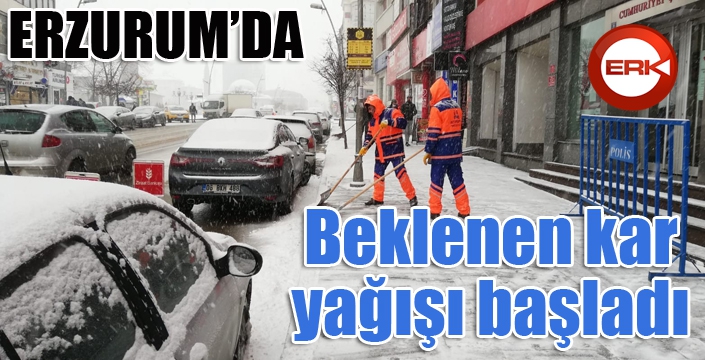 Erzurum kar’a teslim