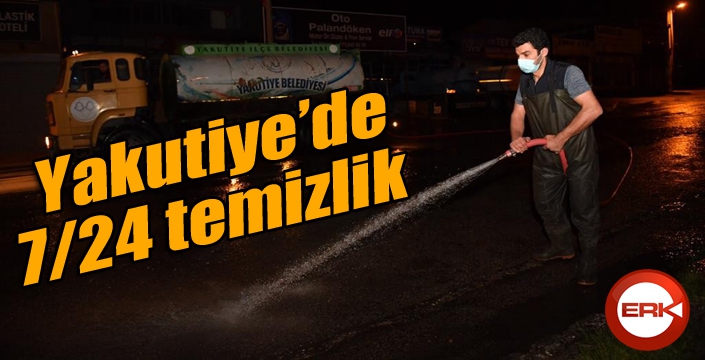 Yakutiye Belediyesi ekipleri bayram temizliğinde