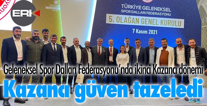 Geleneksel Spor Dalları Federasyonu'nda Kazancı güven tazeledi...