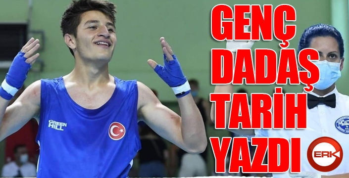 Genç dadaş tarih yazıyor