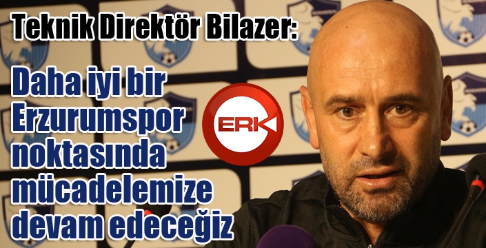 Muzaffer Bilazer: "Oyun ve taktik anlamında takım istediğimizi yaptı"