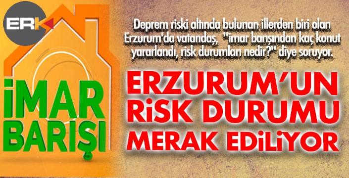 Erzurum'un risk durumu ne? Halk cevap bekliyor...
