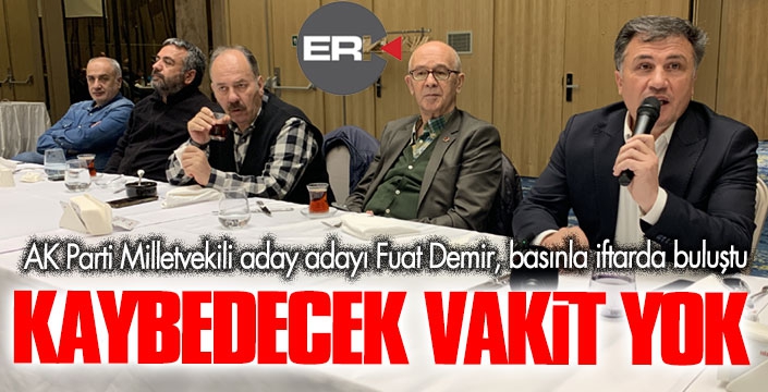Demir mülakattan önce, basınla buluştu...