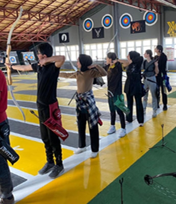 Okul Sporları okçuluk il şampiyonası Erzurum’da yapılıyor