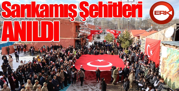 Sarıkamış Şehitlerine anma töreni...