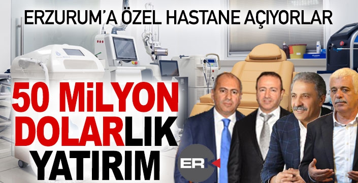 4 isim biraraya geldi... Özel hastane için geri sayım...