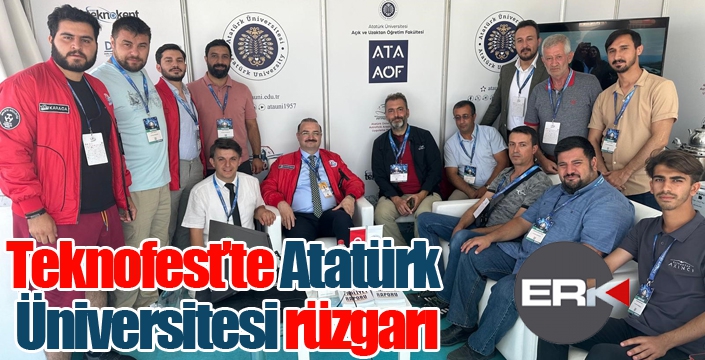 Teknofest’te Atatürk Üniversitesi rüzgarı