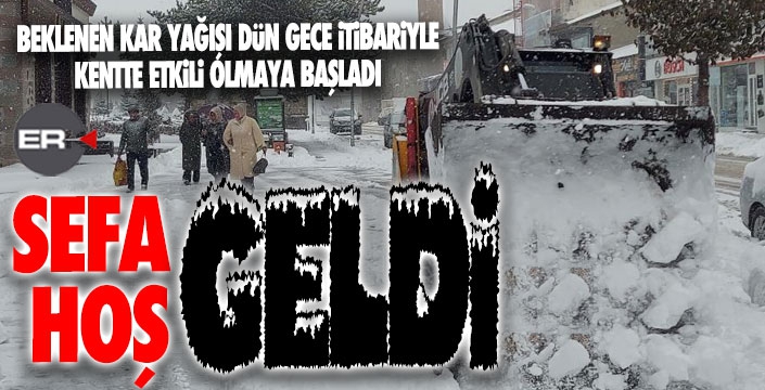 Kar Erzurum’u esir aldı