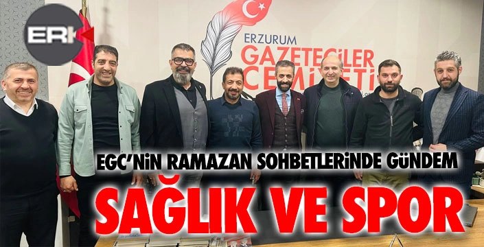 EGC'de gündem sağlık ve spor...