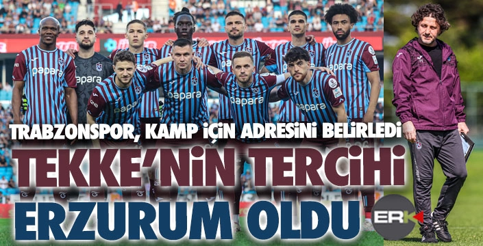 Fatih Tekke, Erzurum'u tercih etti...