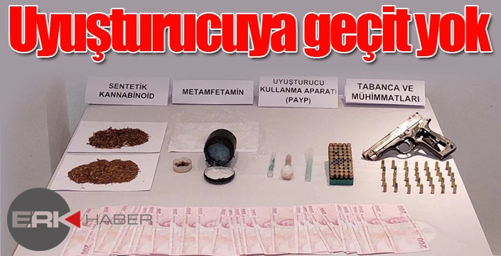 Uyuşturucuya geçit yok...
