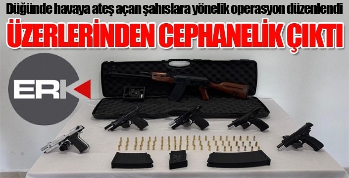 Üzerlerinden cephanelik çıktı...