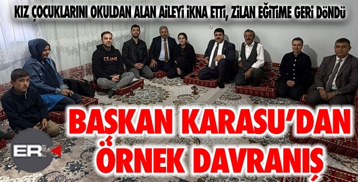 Başkan Karasu'dan alkışlanacak hareket