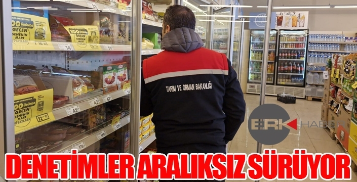 Denetimler aralıksız sürüyor...