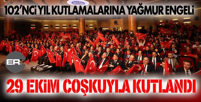 Erzurum'da 29 Ekim'e coşkulu kutlama