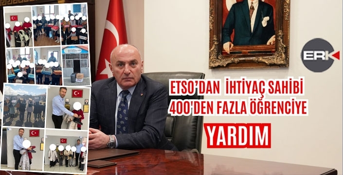 ETSO’dan ihtiyaç sahibi öğrencilere giyim yardımı...