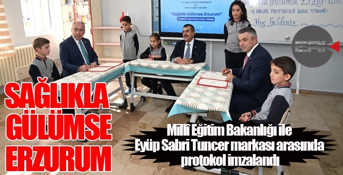 Sağlıkla Gülümse Erzurum protokolü imzalandı...