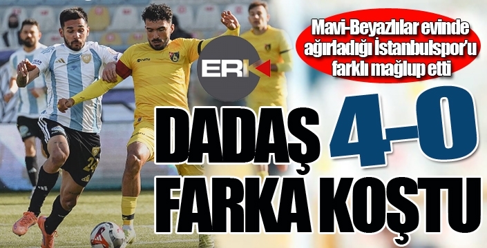 Dadaş farka koştu...