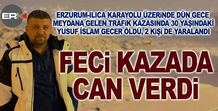 Dadaşkent'te feci kaza: 1 ölü 2 yaralı