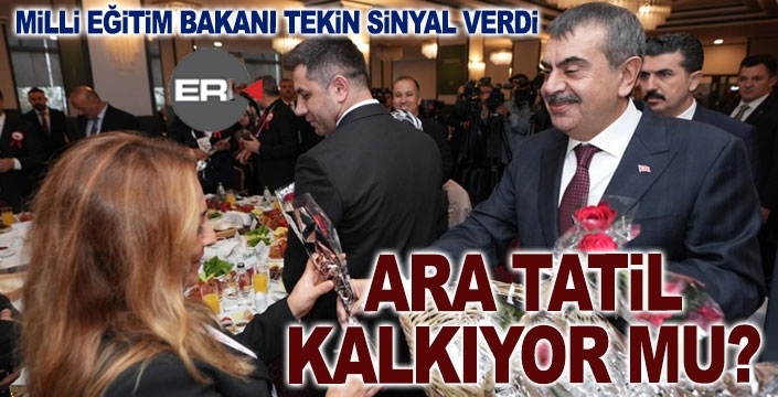 Milli Eğitim Bakanı Tekin'den ara tatil açıklaması: Analiz yapıyoruz...