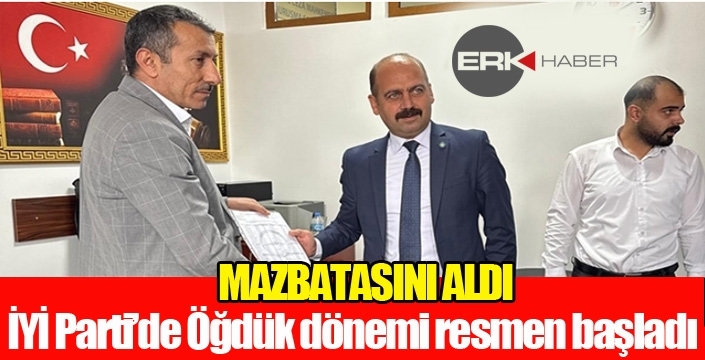 Öğdük, mazbatasını aldı