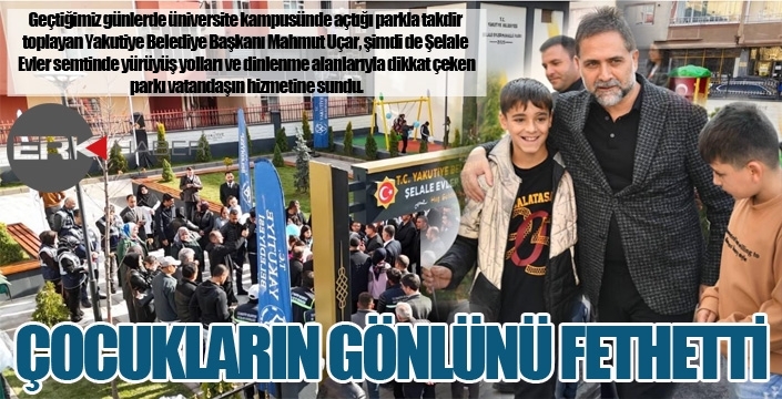 ŞELALE EVLER PARKI HİZMETE GİRDİ