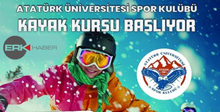 Atatürk Üniversitesi Spor Kulübü kayak kursu başlıyor