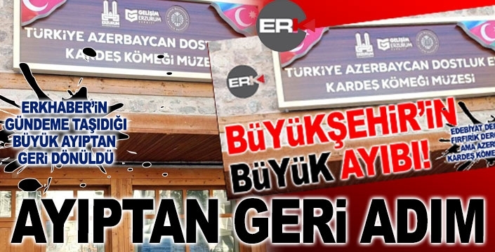 Büyükşehir ayıptan geri adım attı!