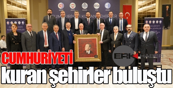 Cumhuriyeti kuran şehirler buluştu...
