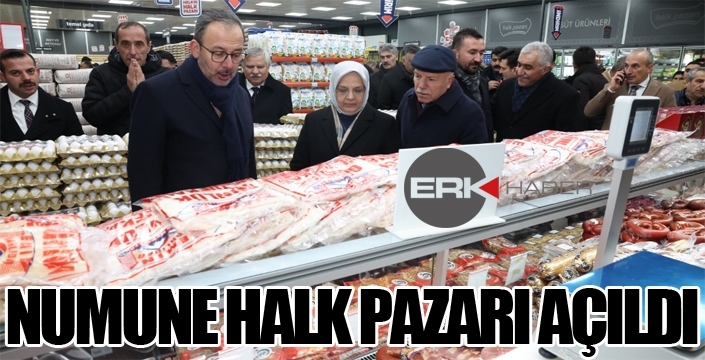 Numune Halk Pazarı açıldı...