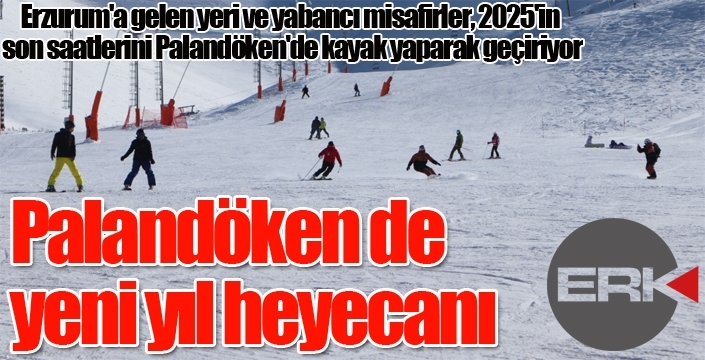 Palandöken de yeni yıl heyecanı
