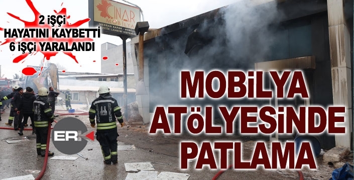 Erzurum’da Mobilya Atölyesinde Patlama: 2 Ölü