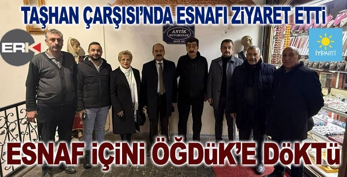 Esnaf içini Öğdük'e döktü.