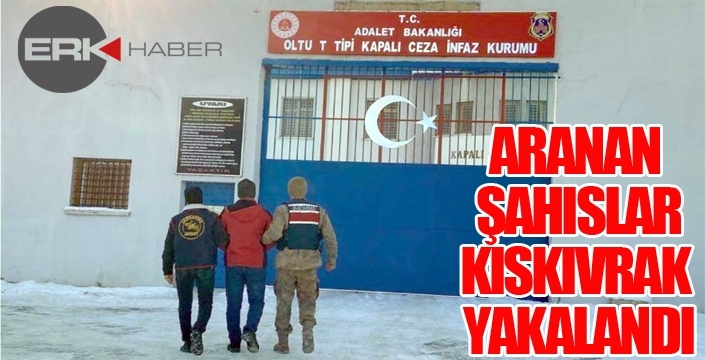 Aranan şahıslar kıskıvrak yakalandı...