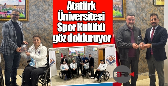 Atatürk Üniversitesi Spor Kulübü göz dolduruyor.