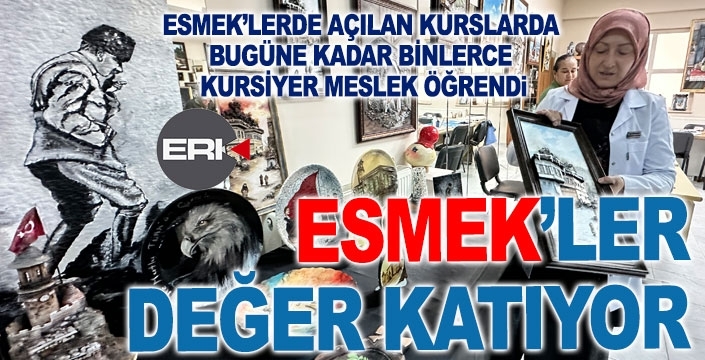 ESMEK’te üreten eller Erzurum’a değer katıyor